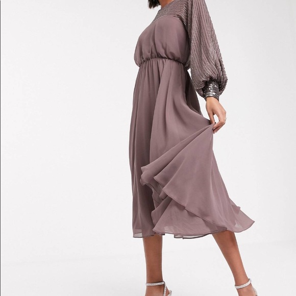 Asos Design Midi Dress - Picture 4 of 5